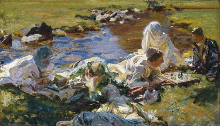 John Singer Sargent Dolce Far Niente Spain oil painting art